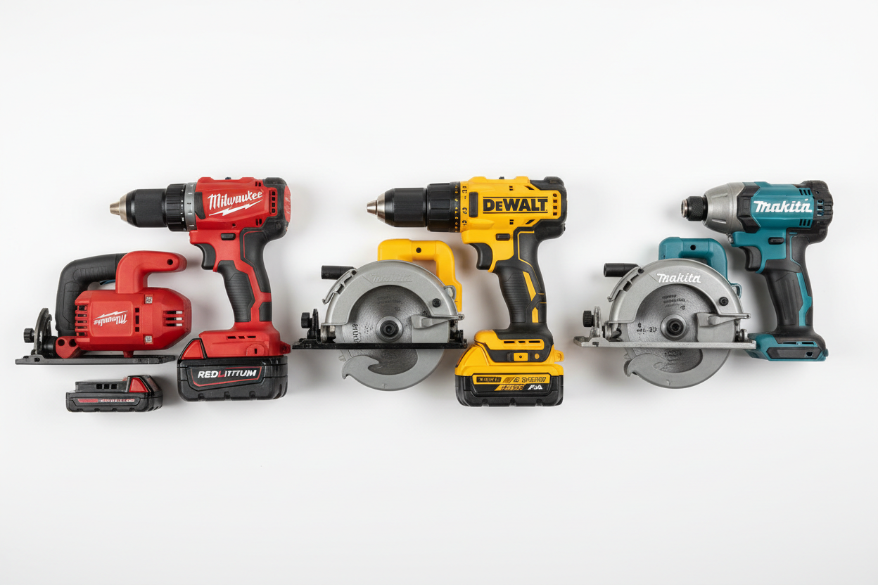 Milwaukee vs DeWalt vs Makita: Best Cordless Tool Brand in Canada (2026)