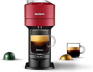 Machine à café et expresso Nespresso Vertuo Next de Breville - Rouge cerise