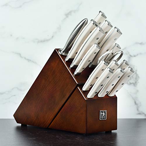 Zwilling JA Henckels International Ensemble de blocs de couteaux forgés 16 pièces - Blanc cassé