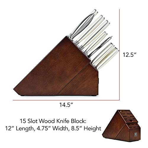 Zwilling JA Henckels International Ensemble de blocs de couteaux forgés 16 pièces - Blanc cassé