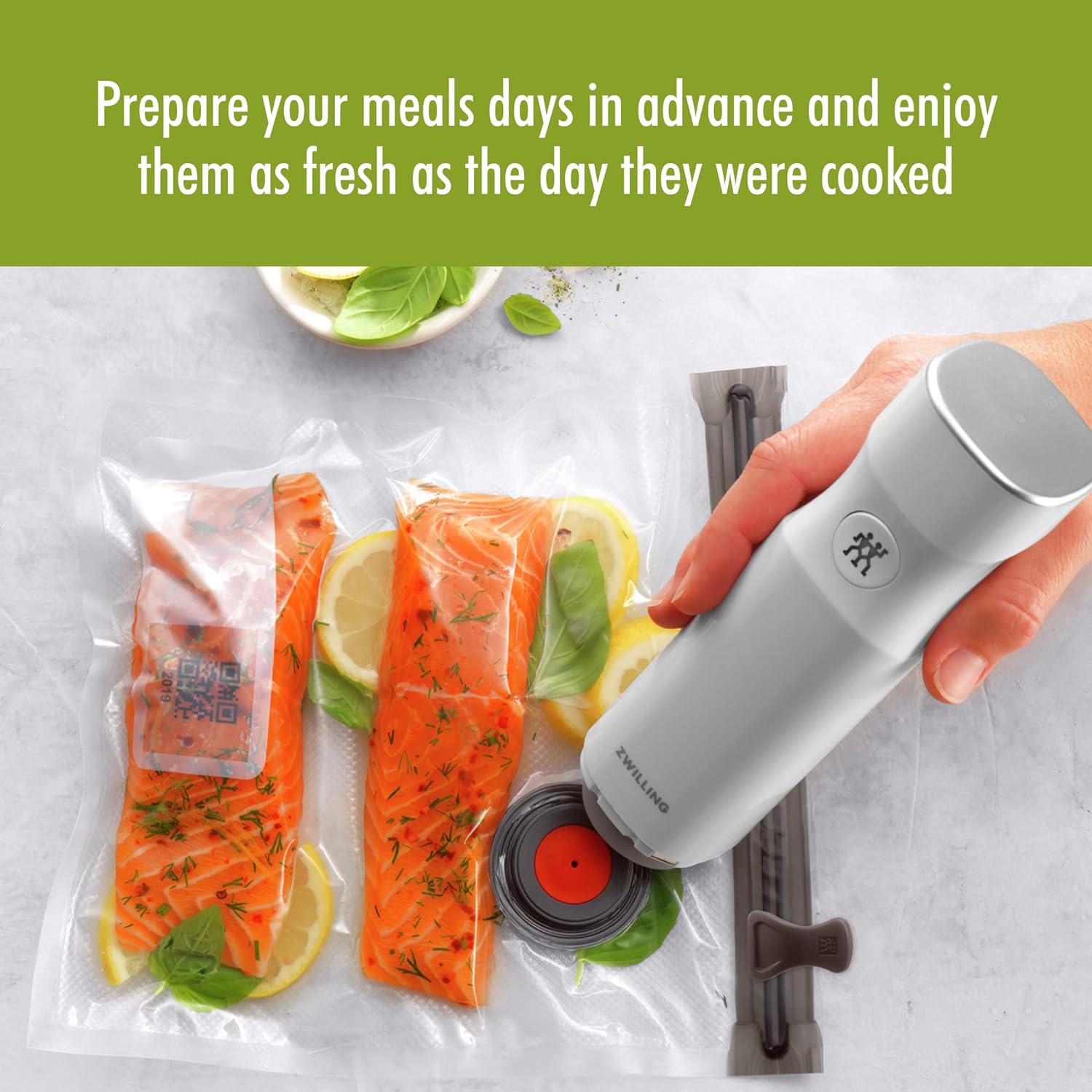 Kit de démarrage pour machine à emballer sous vide Zwilling Fresh & Save - 6 pièces