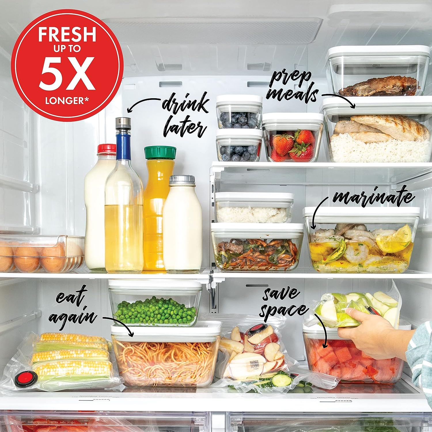 Kit de démarrage pour machine à emballer sous vide Zwilling Fresh & Save - 6 pièces