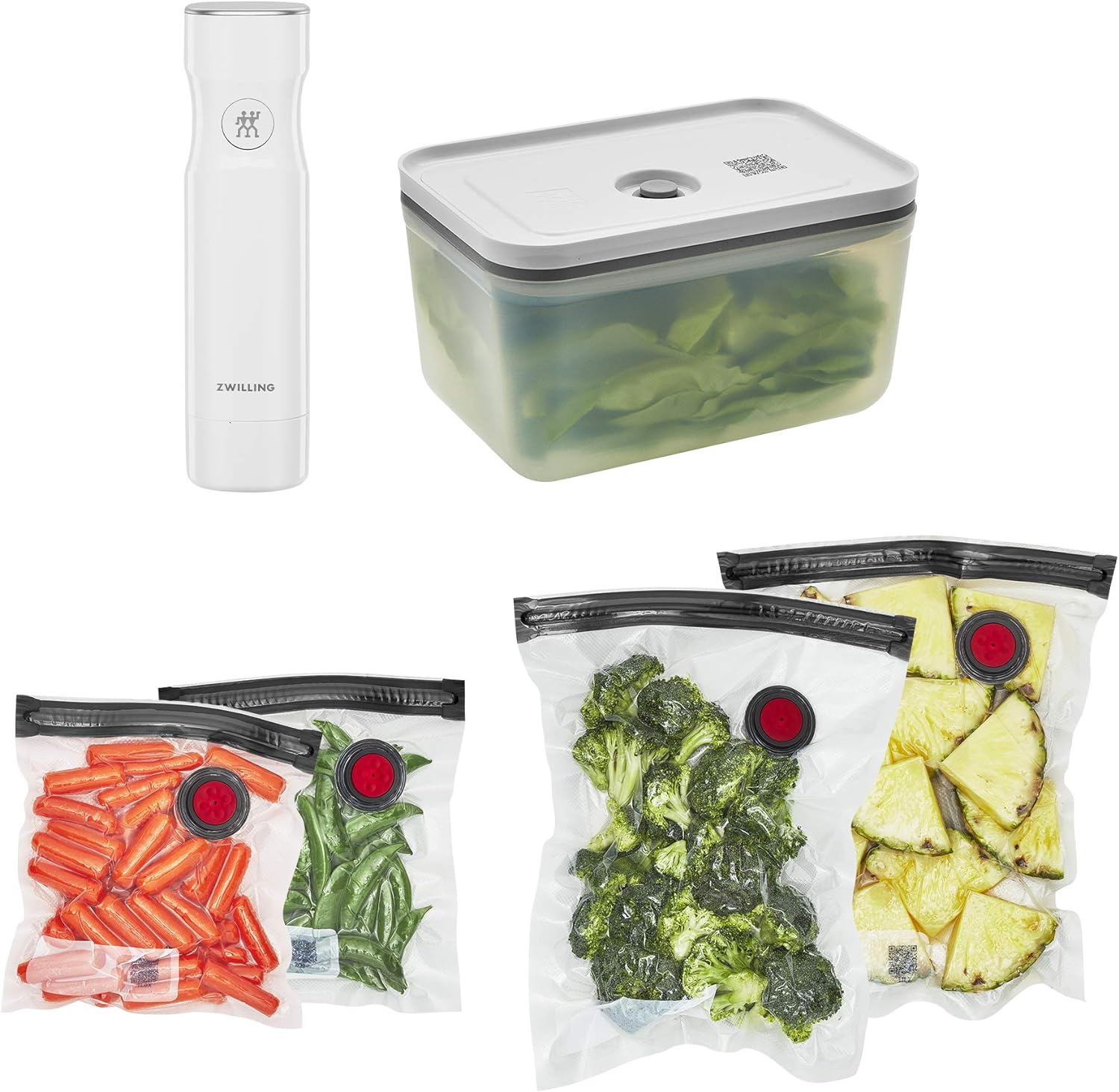 Kit de démarrage pour machine à emballer sous vide Zwilling Fresh & Save - 6 pièces
