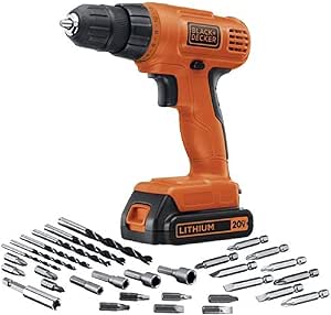Perceuse sans fil 20 V Max Power Connect de Black & Decker - Orange