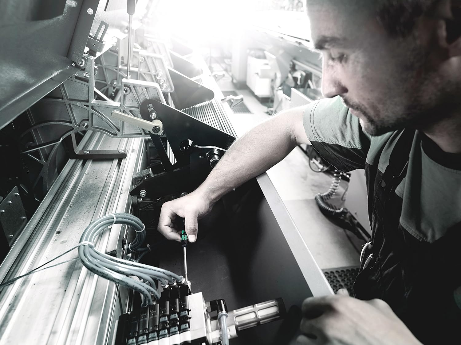 Wera Kraftform 2035/6 Jeu de 6 tournevis électroniques avec fente et support