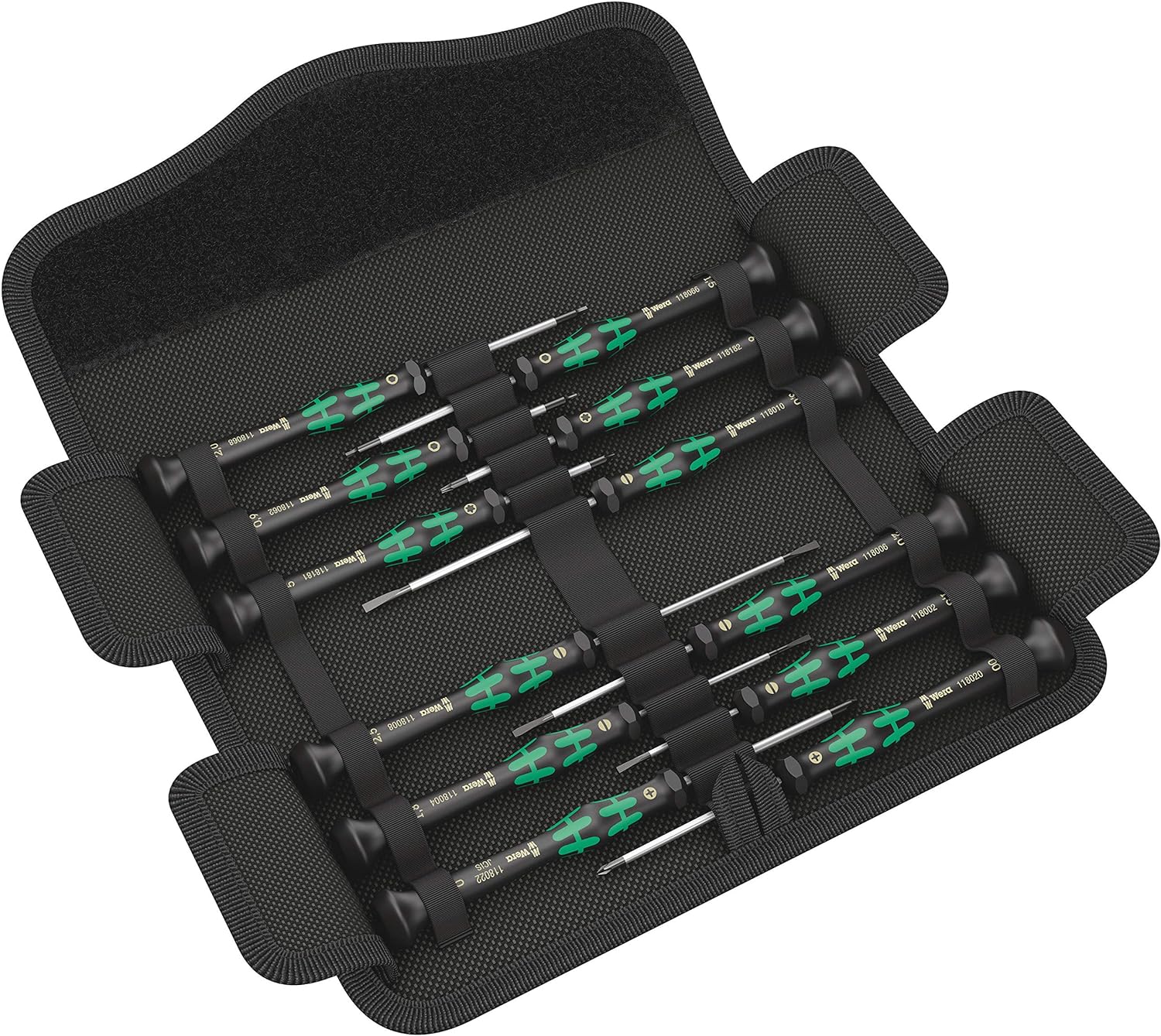 Wera Kraftform Micro-Set/12 SB 1 Jeu de tournevis électroniques 12 pièces