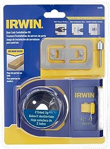Kit d'installation de serrure de porte en bois Irwin 3111001