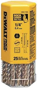 Embout SDS Dewalt 3/16x4-1/2x6-1/2, paquet de 25
