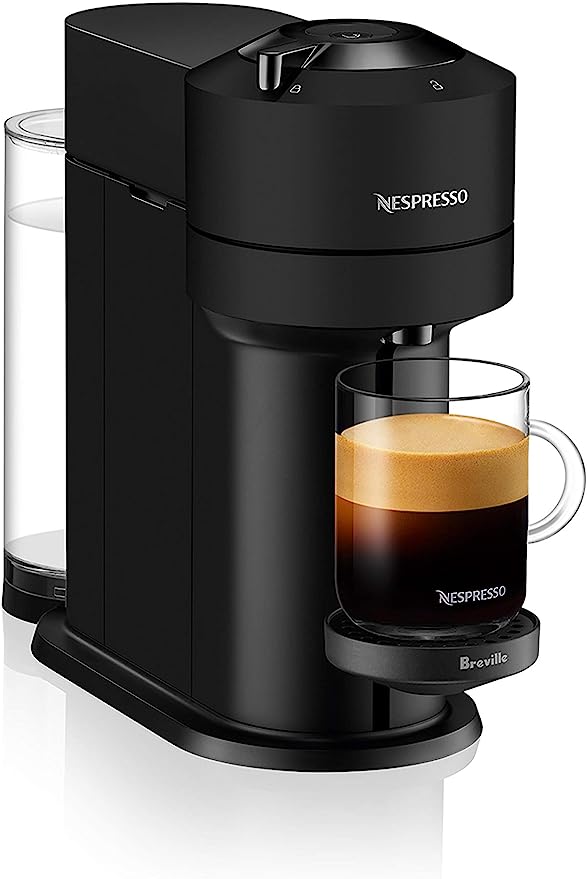 Machine à café et à espresso Nespresso Vertuo Next Premium par Breville -Noir mat