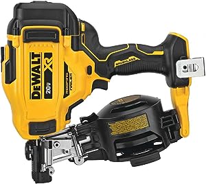 Dewalt 20V Max 15 Degree Cordless Coil Roofing Nailer