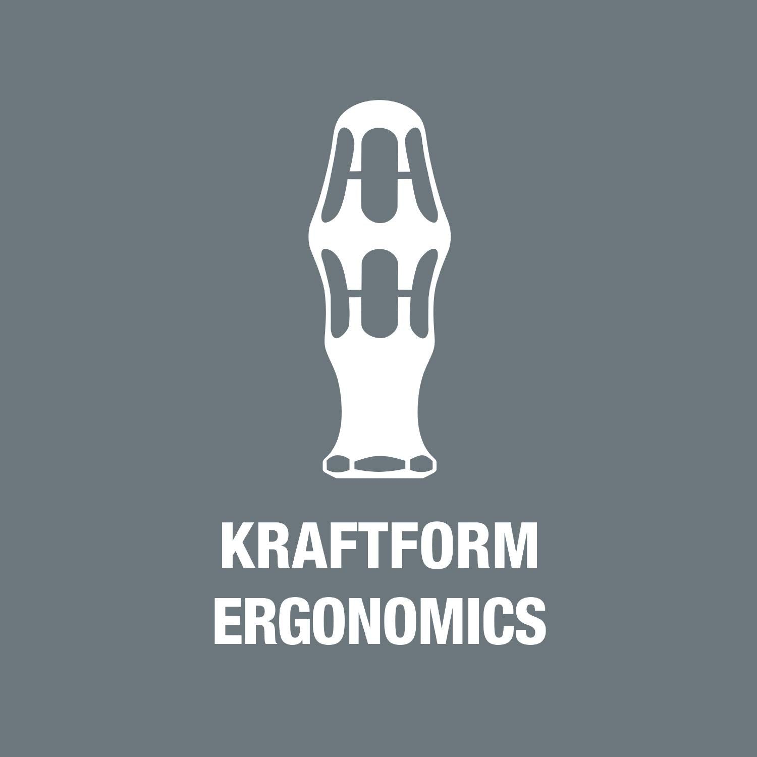 Wera Kraftform 392 Tournevis porte-embout à tige flexible hexagonale - Tête 1/4" - Longueur de lame 177 mm