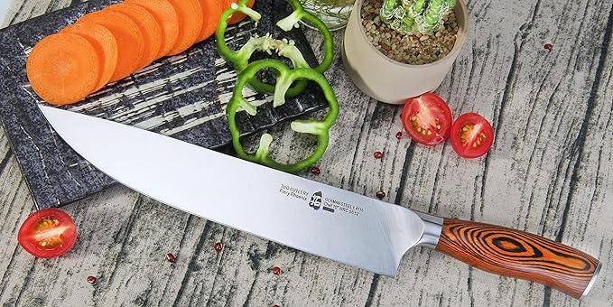 Couteau de chef Tuo Série Fiery Phoenix 10" - TC0716