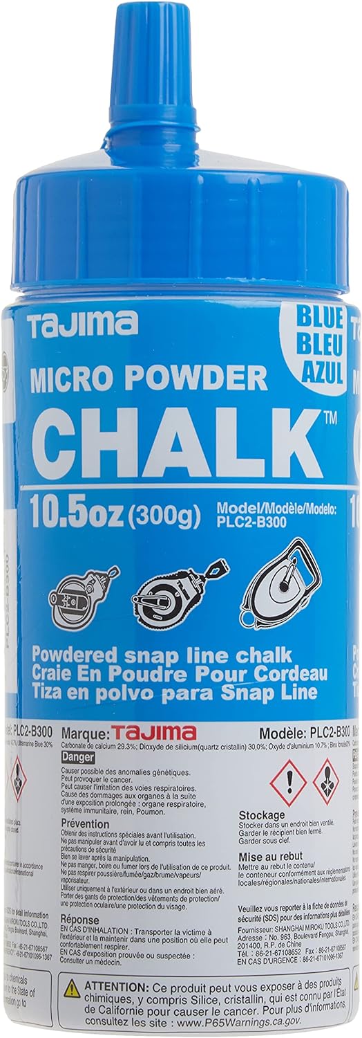 Tajima PLC2-B900 Micro Chalk Craie en poudre extra-fine pour cordon