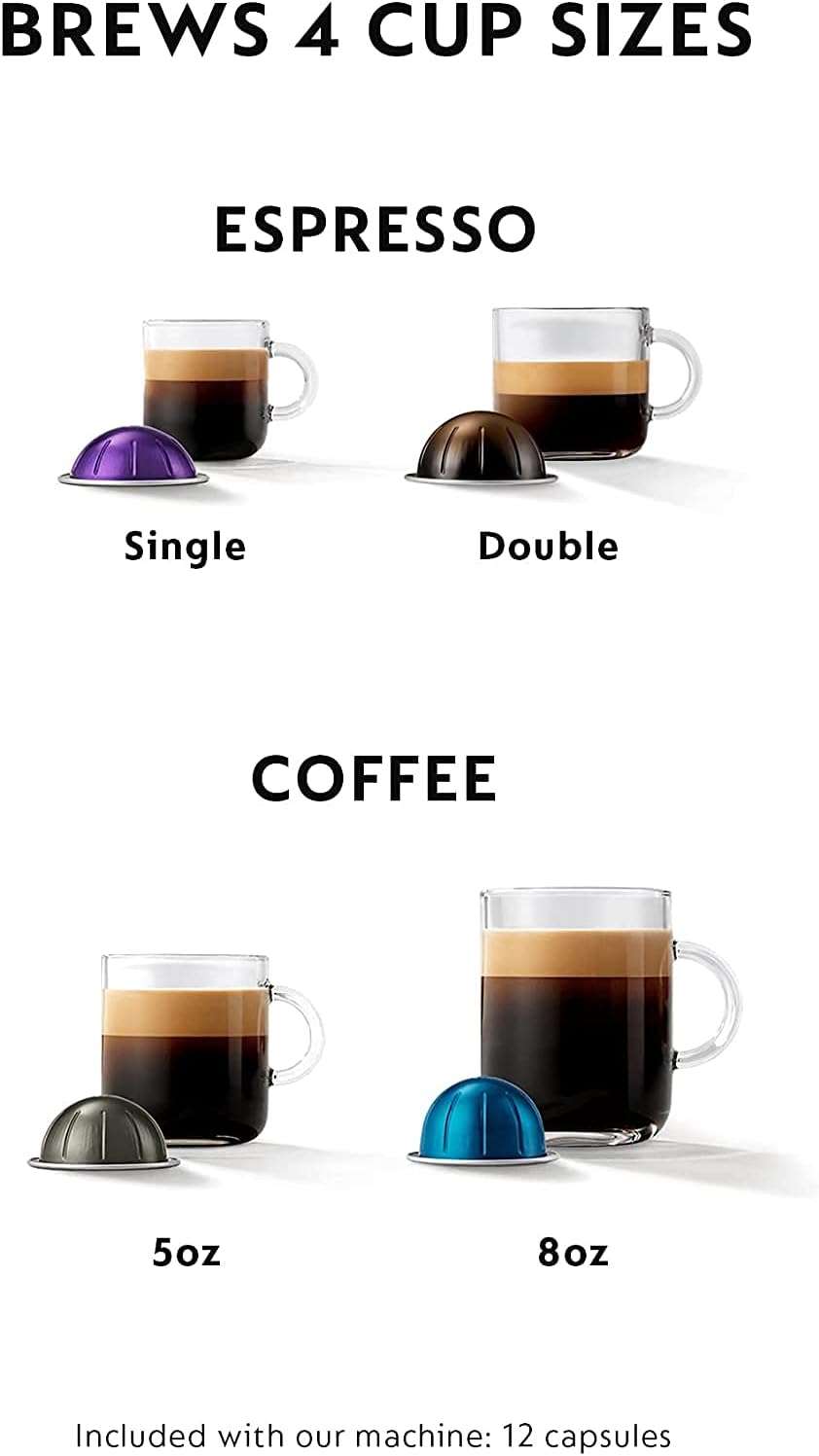 Machine à café et expresso Nespresso Vertuo de Breville - Chrome