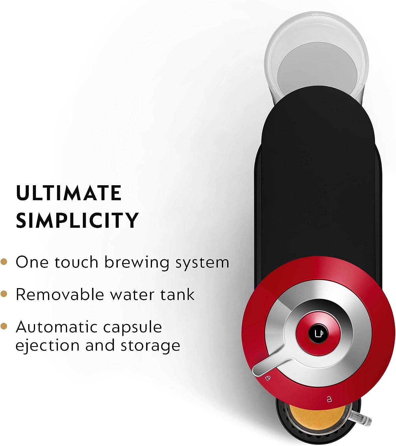 Machine à café et expresso Nespresso Vertuo Next de Breville - Rouge cerise