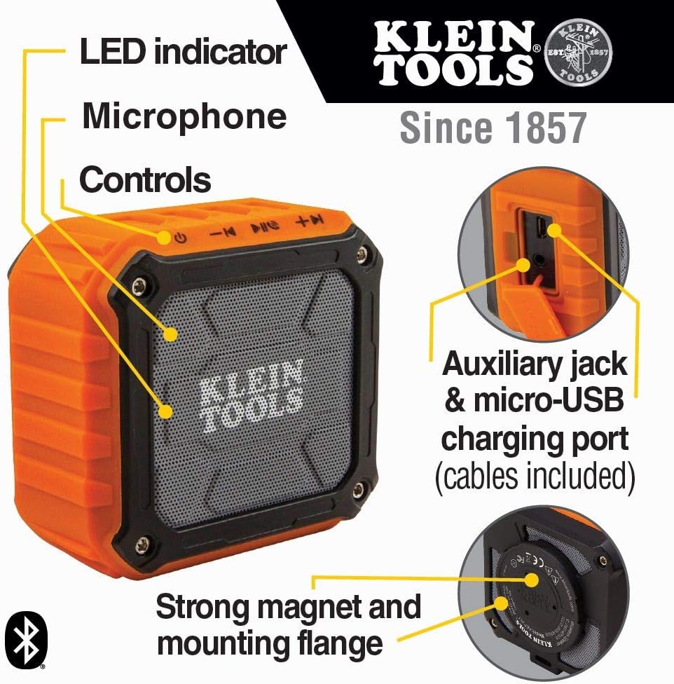Klein Tools Haut-parleur sans fil portable