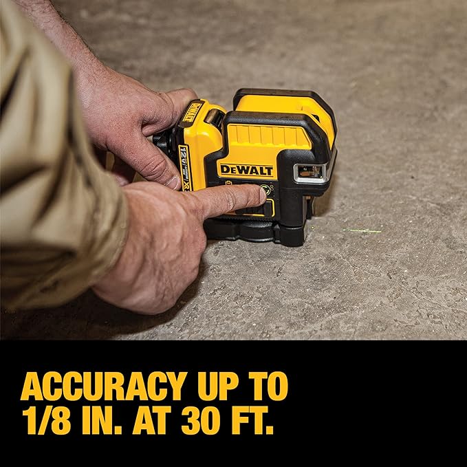 Dewalt 12V Cross Line Laser - Green