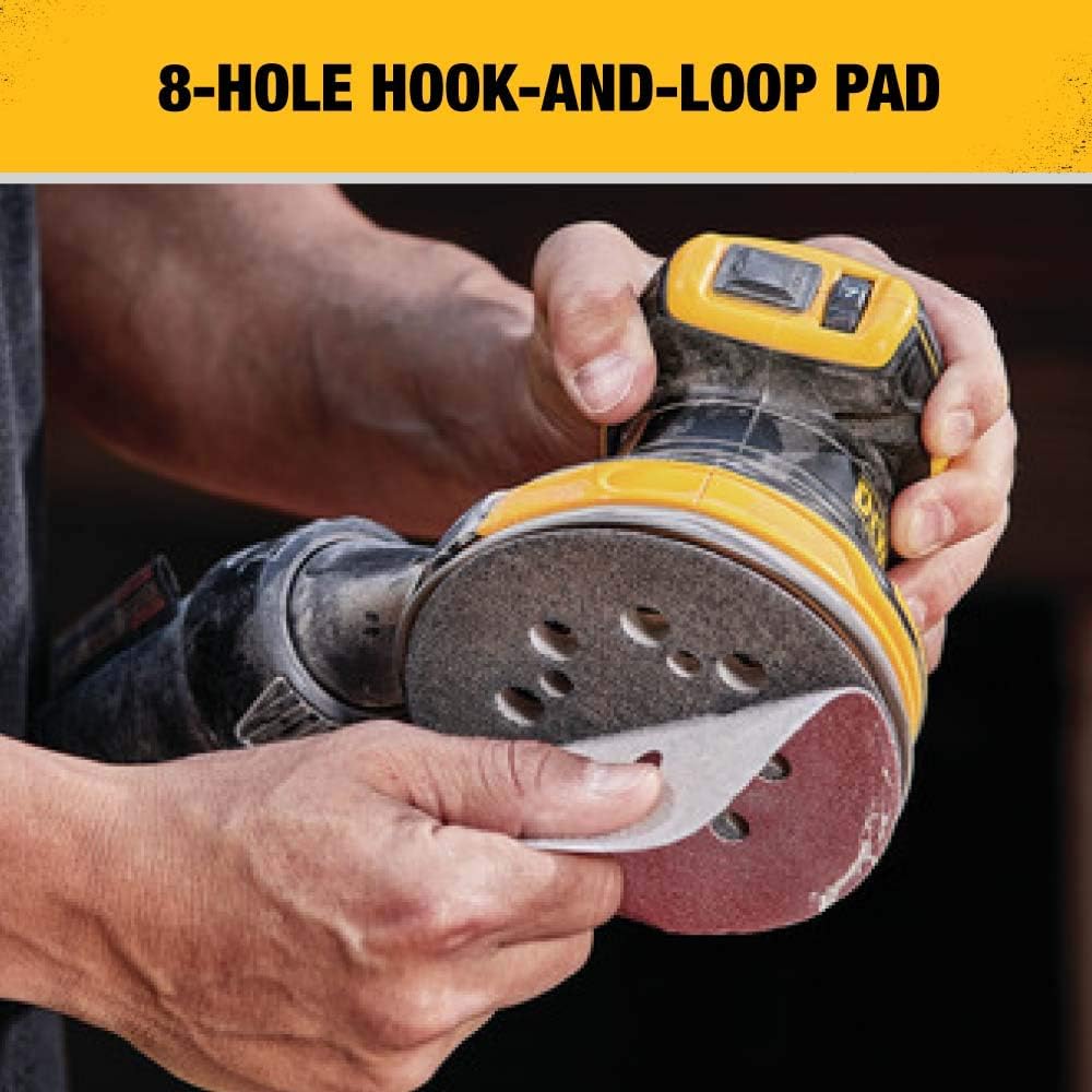 Dewalt 20V MAX sans fil 5 pouces. Ponceuse orbitale aléatoire