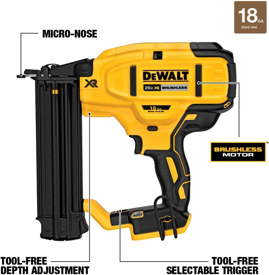 Kit de cloueuse sans fil Dewalt 20 V Max