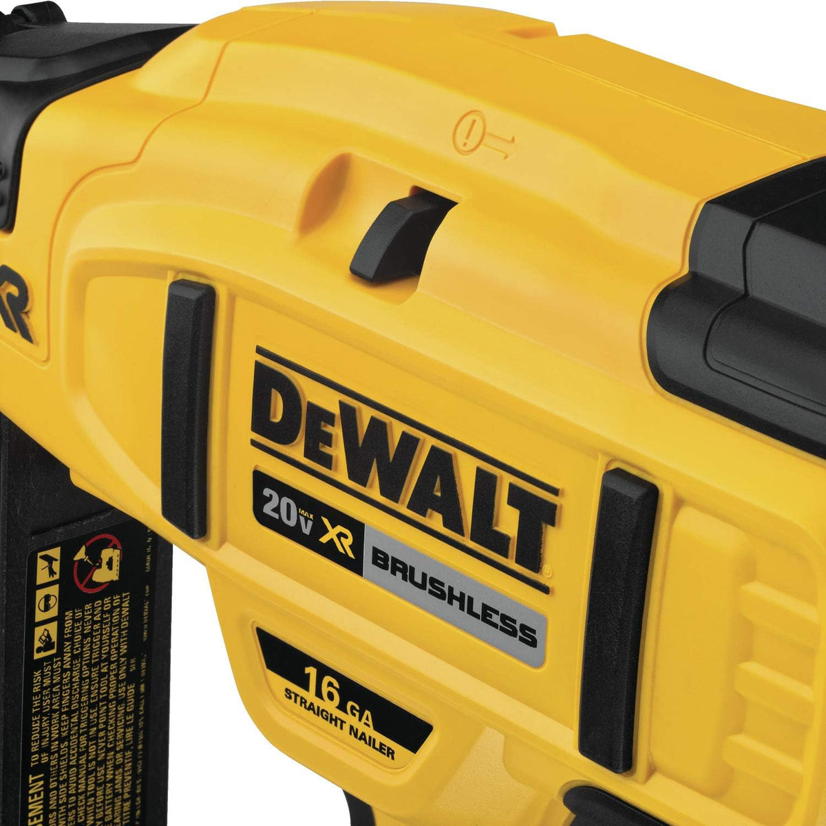 Dewalt 20 V Max XR, cloueur de finition droit de calibre 16 – Outil seulement