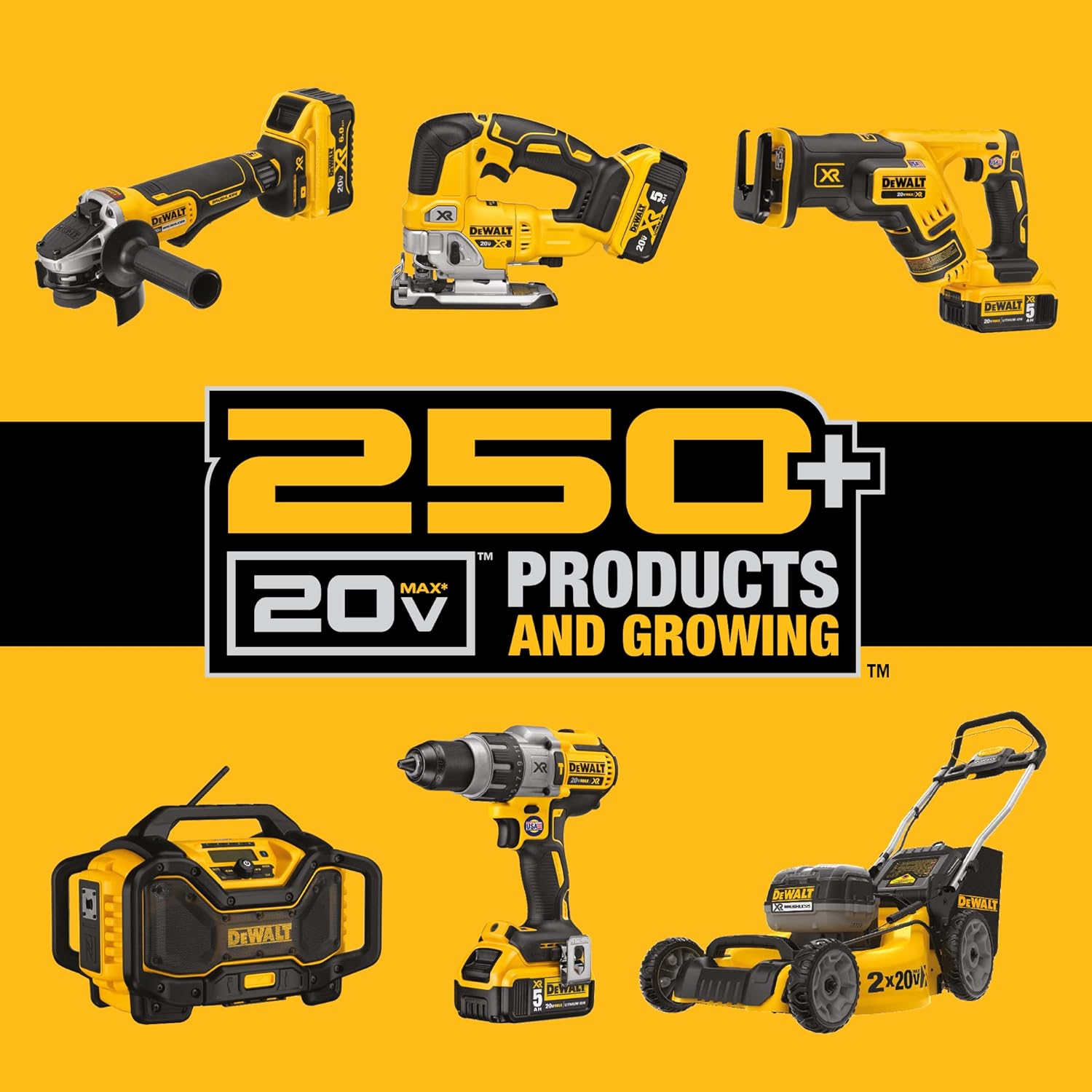 Dewalt Kit de clé à chocs sans fil 20 V Max XR avec enclume à goupille de détente, 1/2", outil uniquement
