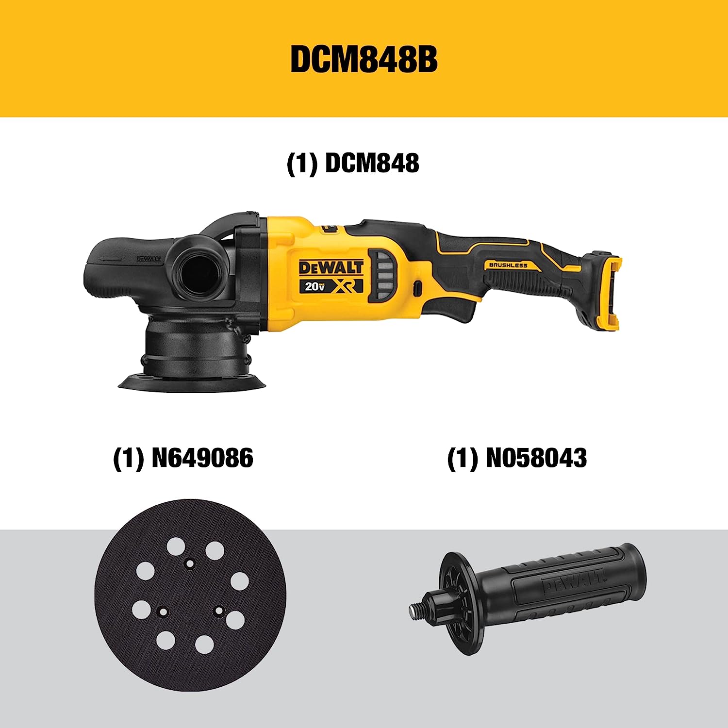 Dewalt Kit de clé à chocs sans fil 20 V Max XR avec enclume à goupille de détente, 1/2", outil uniquement