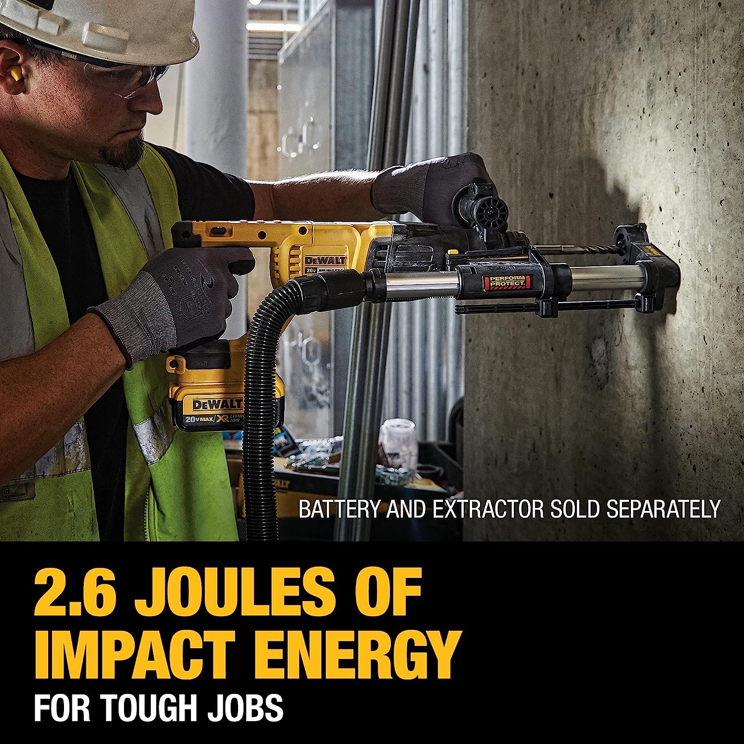 Perceuse à percussion rotative Dewalt 20V MAX* XR