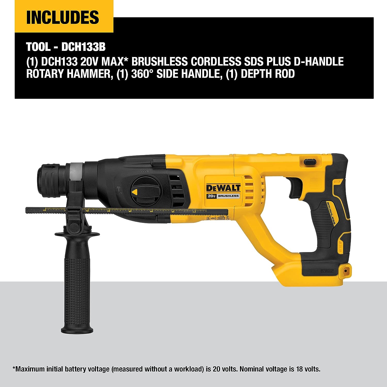 Perceuse à percussion rotative Dewalt 20V MAX* XR