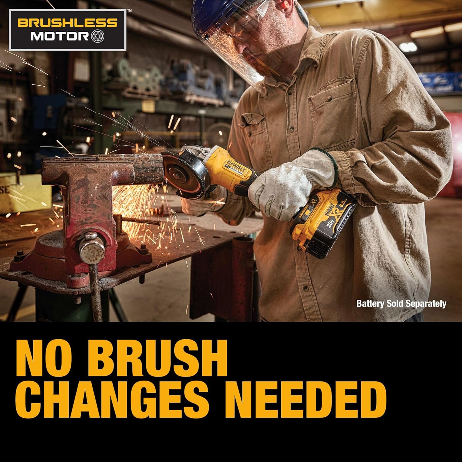 Meuleuse d'angle Dewalt sans balais de 1,5 pouces