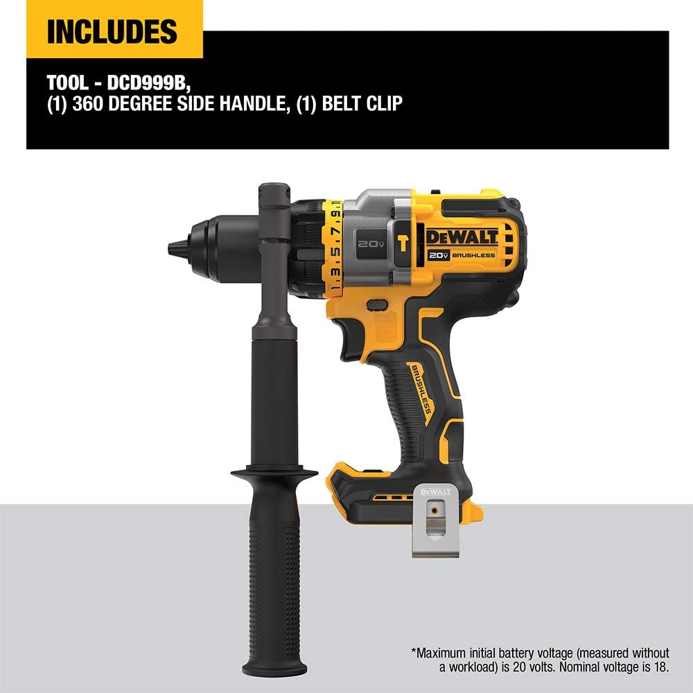 Perceuse à percussion Dewalt Flexvolt-Advantage 20 V MAX*, sans fil, 1/2 pouce