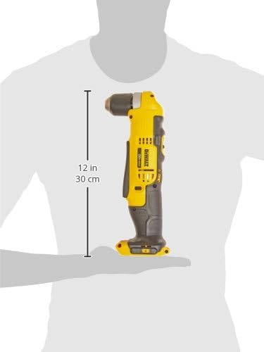 Perceuse à angle droit sans fil au lithium-ion Dewalt 20 V MAX (3/8 po)