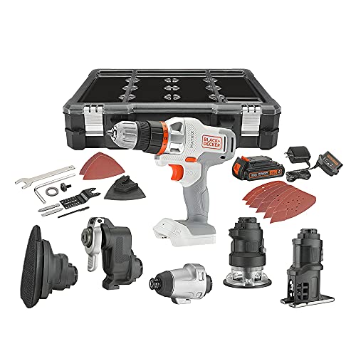 Kit combiné sans fil Matrix 20 V Max de Black & Decker - Blanc et orange