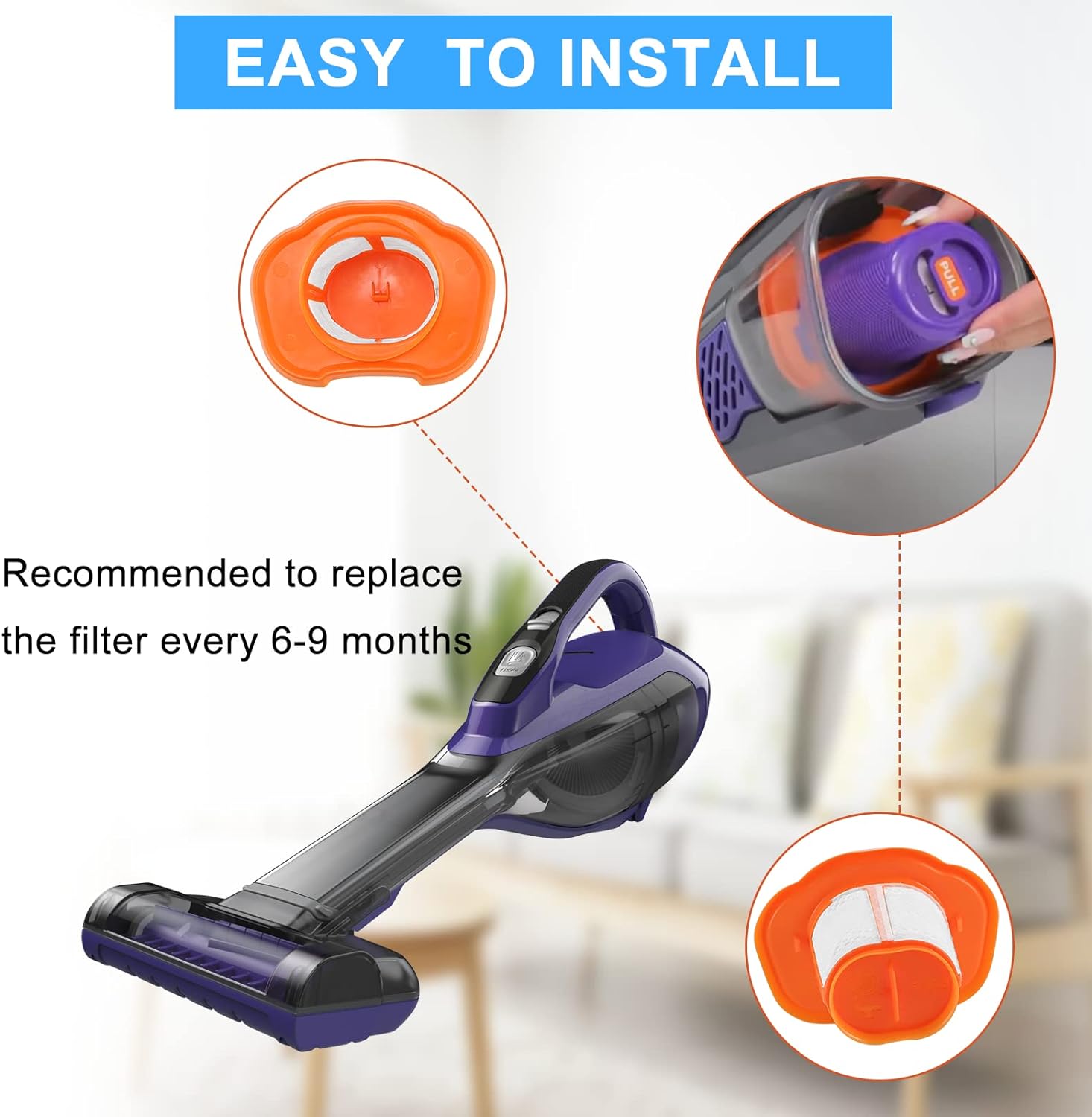 Filtre pour aspirateur à main Black & Decker