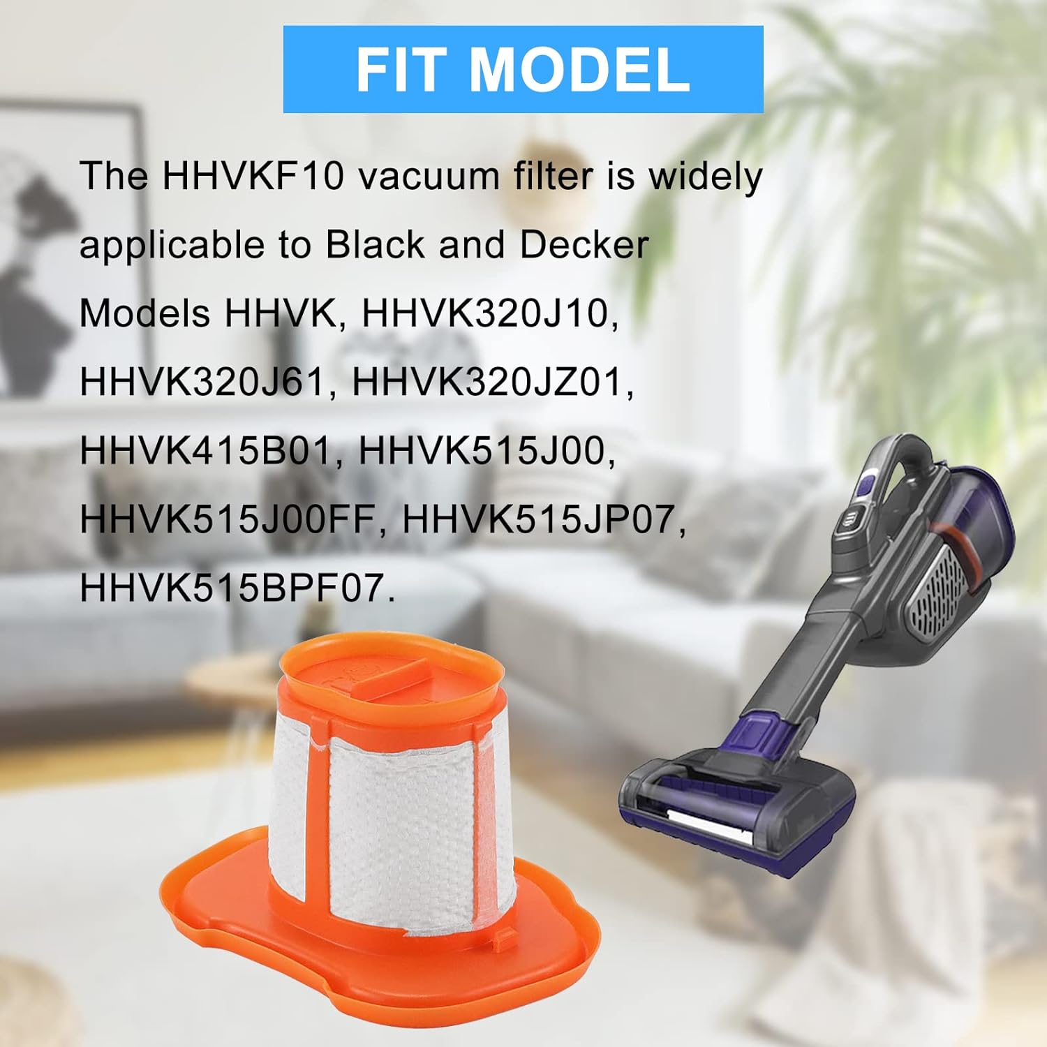 Filtre pour aspirateur à main Black & Decker