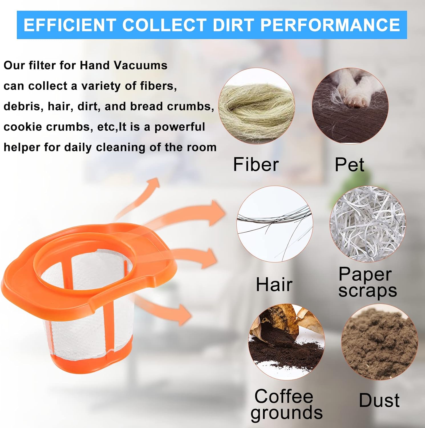 Filtre pour aspirateur à main Black & Decker