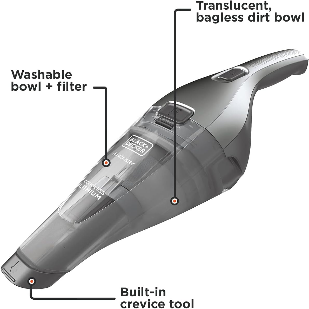 Aspirateur à main Black&Decker Dustbuster Gris foncé