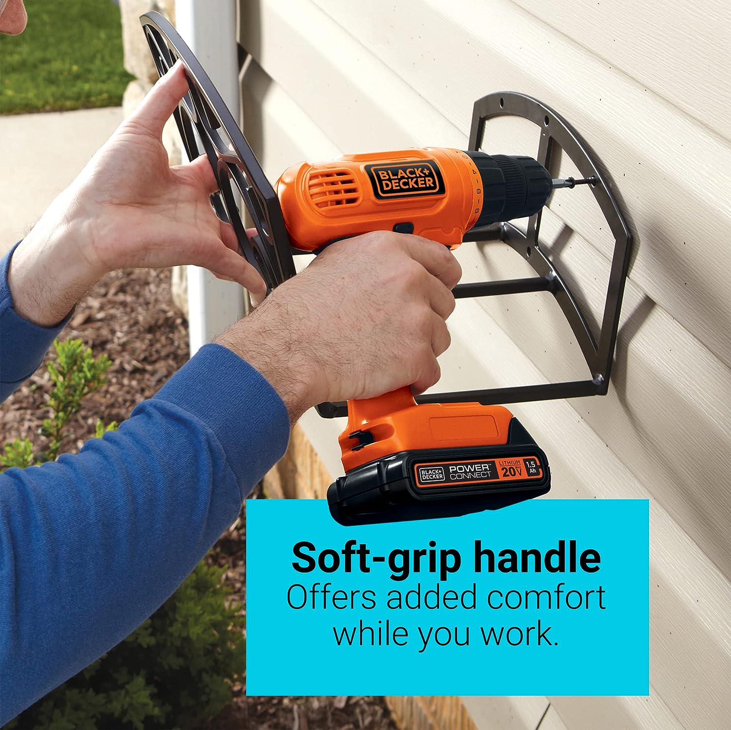 Perceuse sans fil 20 V Max Power Connect de Black & Decker - Orange
