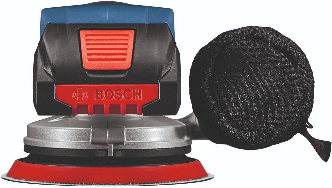 Kit de ponceuse orbitale aléatoire sans balais Bosch avec batterie avancée de 18 V