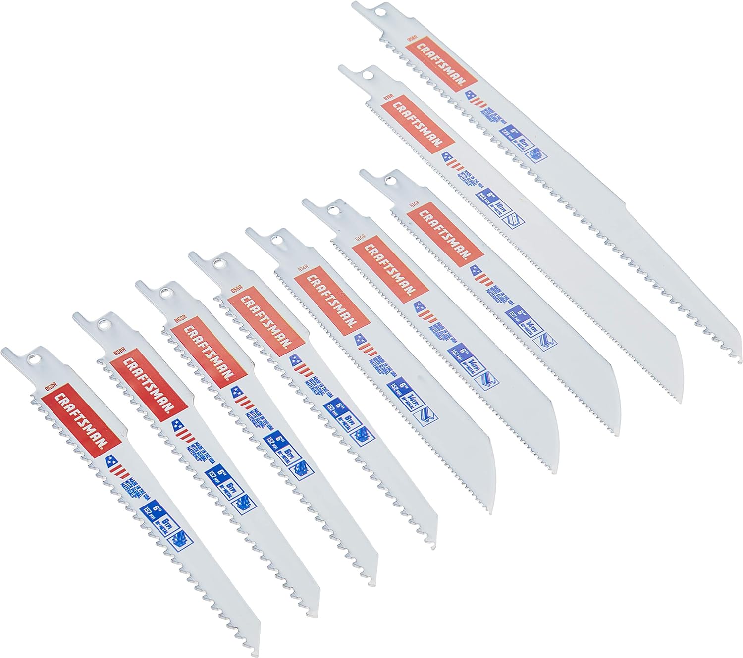 Ensemble Craftsman de 9 lames de scie alternative