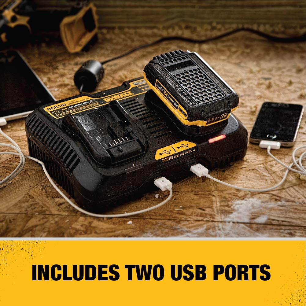 Station de recharge de chantier Dewalt 12 V