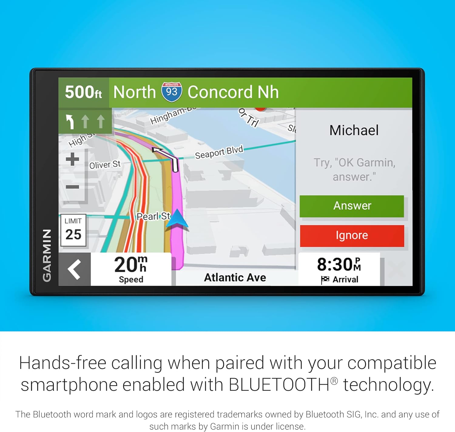Garmin DriveSmart 76- Navigateur GPS de voiture