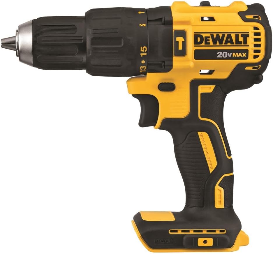 Dewalt 20V Max Brushless 1/2" Compact Cordless Hammer Drill - Outil seulement
