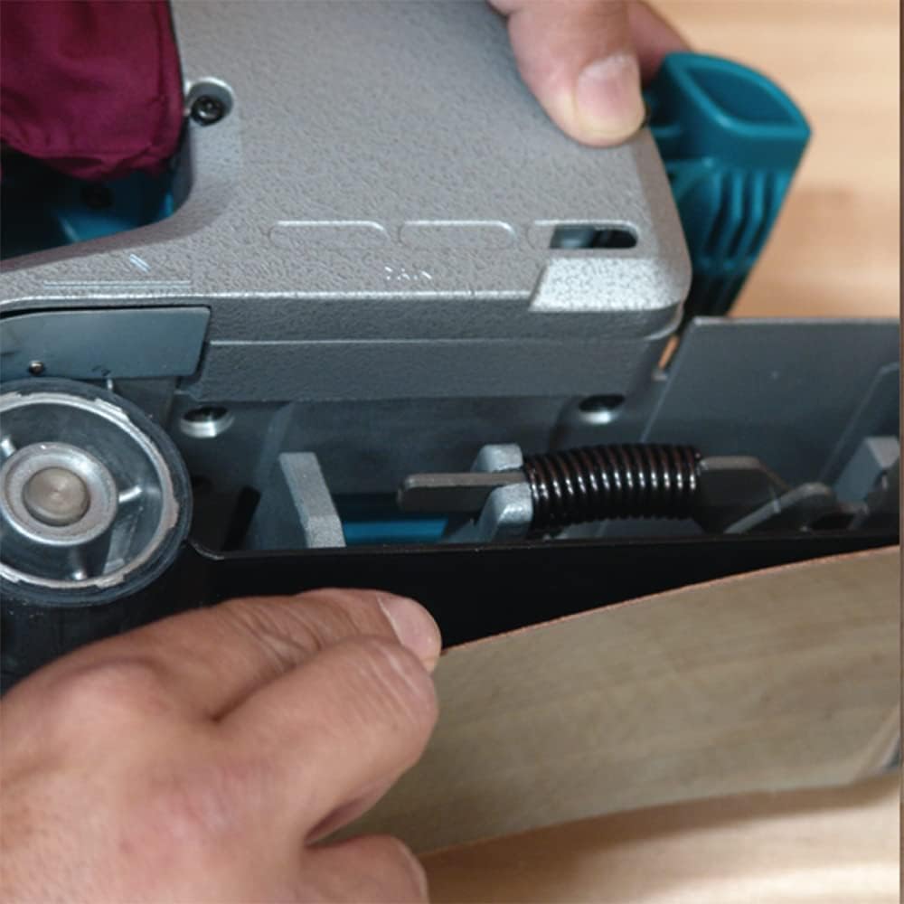 Makita Ponceuse à bande 3 "X24" sans poussière - Bleu