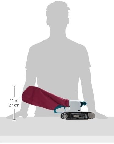 Makita Ponceuse à bande 3 "X24" sans poussière - Bleu