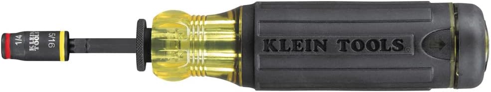 Klein Tools 14 in 1 Adjustable Screwdriver with Flip Socket