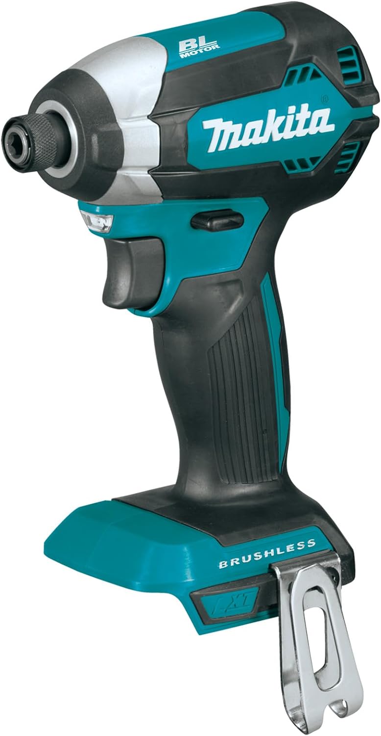 Makita 18V Lithium-Ion Cordless with ¼” Brushless Hex Impact Driver - Tool Only