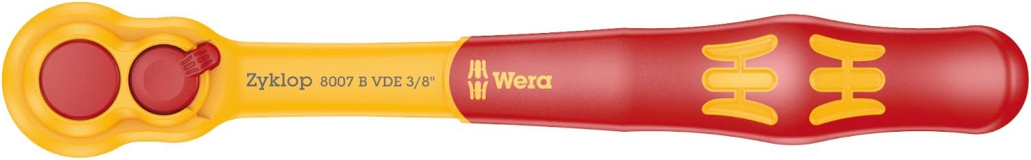 Wera 8007 B Clé à cliquet VDE avec levier de commutation et 3/8" drv