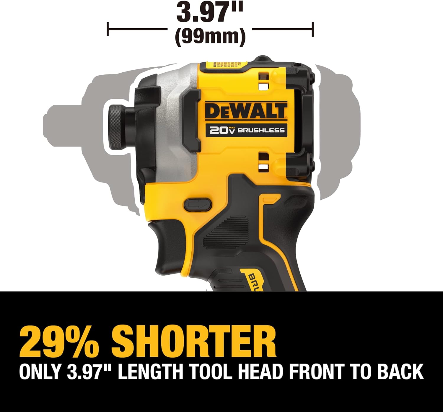 Dewalt 20V Atomic 1/4 in. 3-Speed Brushless Impact Driver (Tool Only)