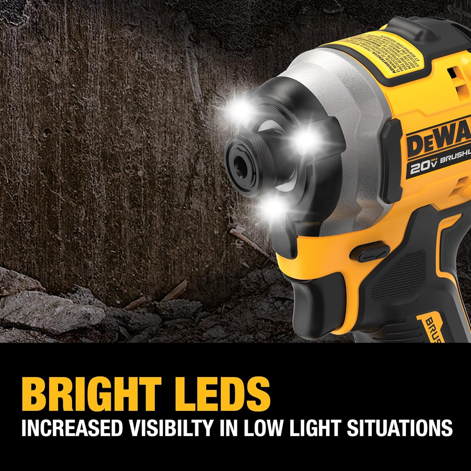 Dewalt 20V Atomic 1/4 in. 3-Speed Brushless Impact Driver (Tool Only)