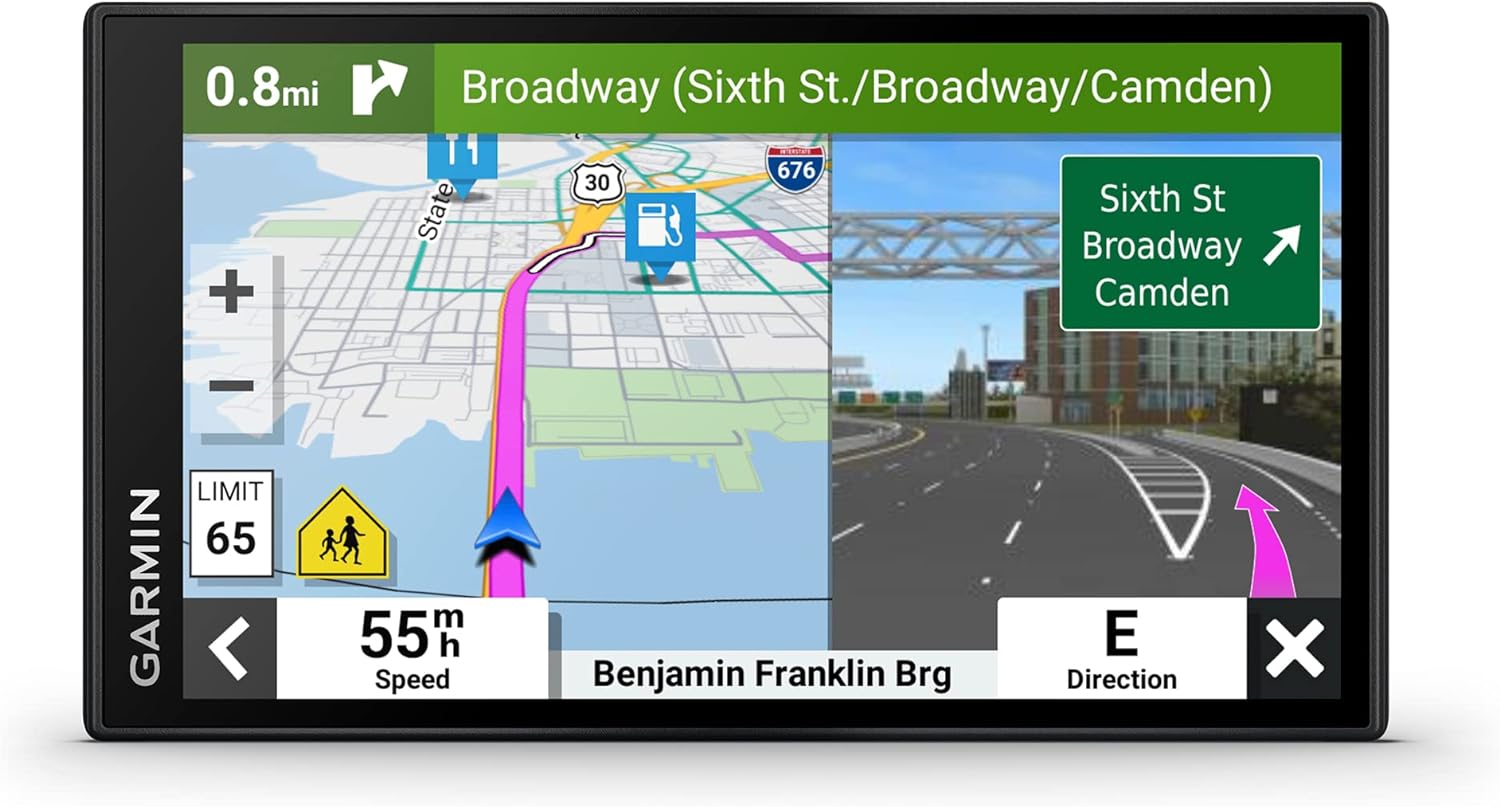Garmin DriveSmart 66 - Navigateur GPS pour voiture